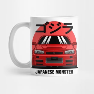 Skyline Godzilla Japanese Monster Mug